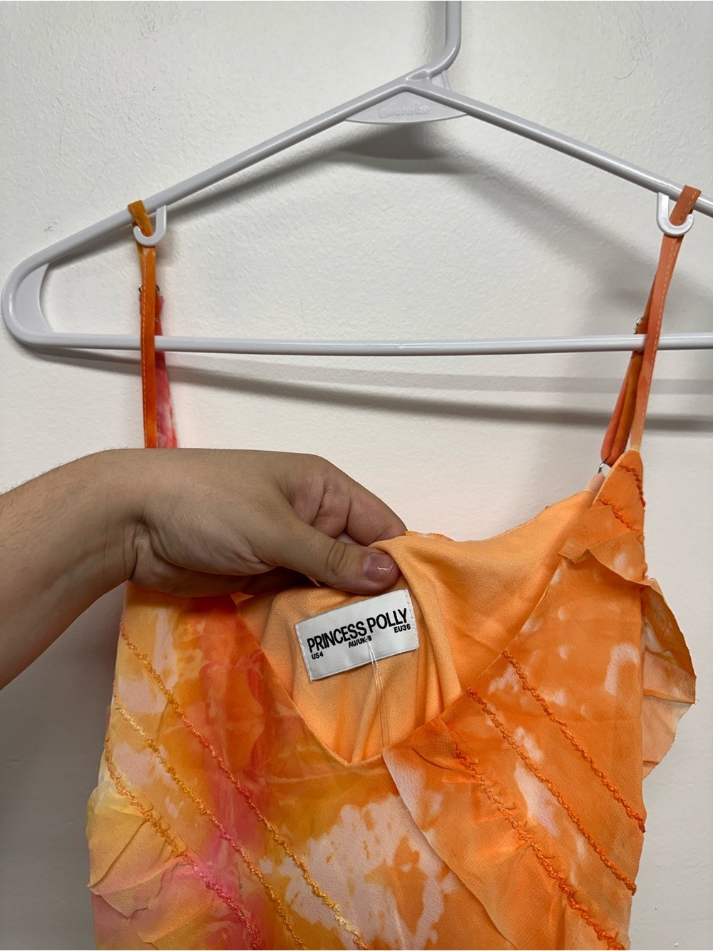 Princess Polly Lars Maxi Dress Orange Multi - Picture 8 of 10